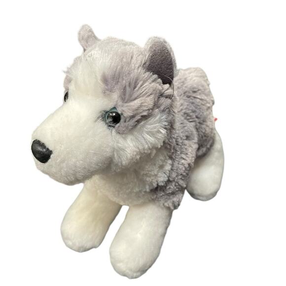 Douglas Husky Blizzard Plush Dog Stuffed Animal 8" 4018 Cuddle Toy Baby Shower - Picture 5 of 9